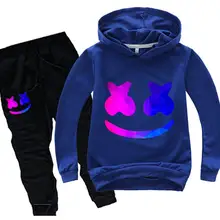 Детские спортивные костюмы для мальчиков и девочек, комплекты одежды, демисезонные куртки с капюшоном+ штаны, одежда из 2 предметов