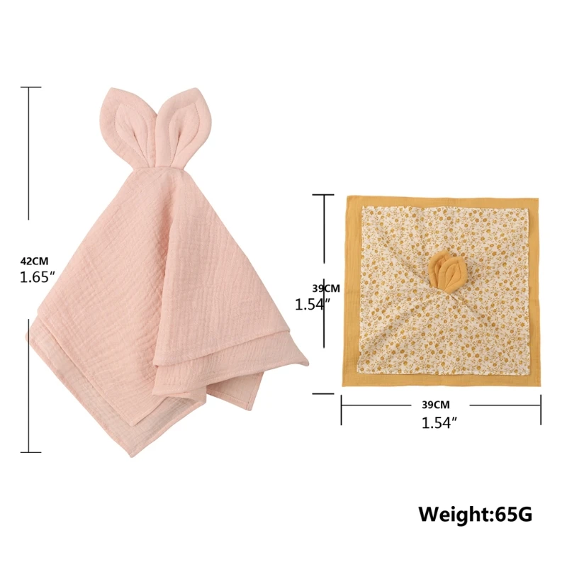Baby Cartoon Bunny Soothe Appease Towel Appease Doll For Newborn Soft Comforting Towel Sleeping Toy Saliva Gift