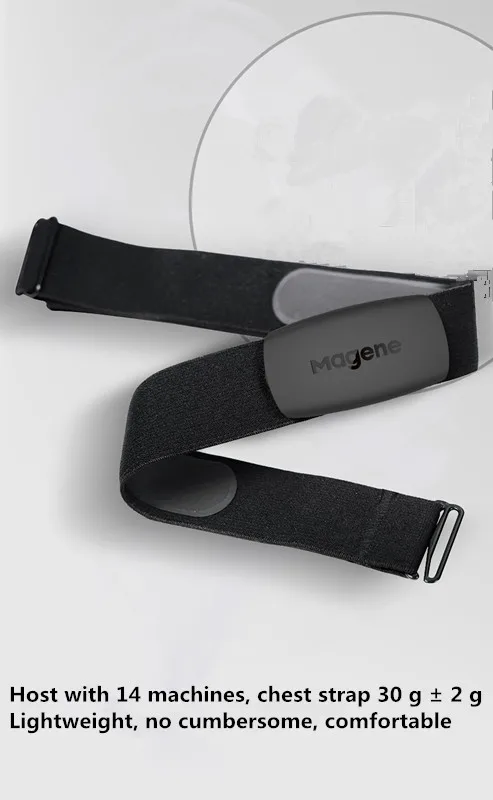 Heart rate chest strap ANT+ Bluetooth dual protocol code table mobile phone real-time monitor fitness running cycling