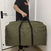 Unisex Large Capacity Folding Duffle Bag Travel Clothes Storage Bags Zipper Oxford Weekend Bag Thin Portable Moving Luggage Bag 4