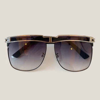 

Luxury Brand Goggle Sun Glasses Men Oversized Square Sunglasses Oculos de sol Male UV400