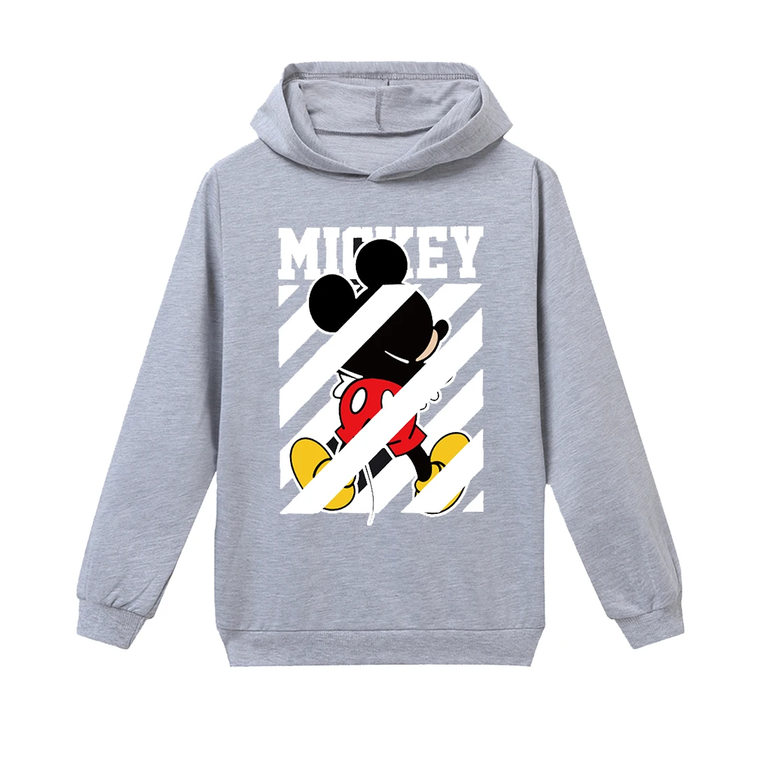 H1187 minnie mickey long Sleeve tops toddler girl shirts christmas clothing Hooded baby clothes boys kids sweatshirts hoodies T shirts - Цвет: H1187