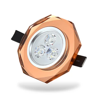 

Crystal Spotlight Led Ceiling Light Downlight Embedded Household Ultra-Thin Living Room Ceiling Cat's Eye Bull's Eye Lamp Light