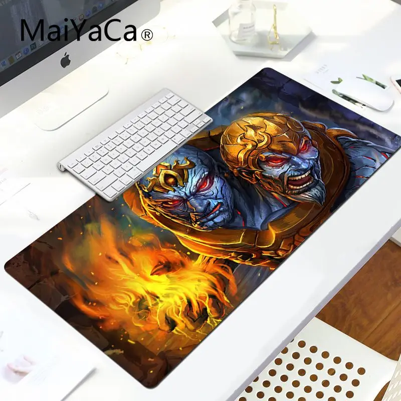 MaiYaCa Забавный Hearthstone Противоскользящий прочный силиконовый компьютерный коврик большой коврик для мыши Lockedge компьютерный коврик для ПК