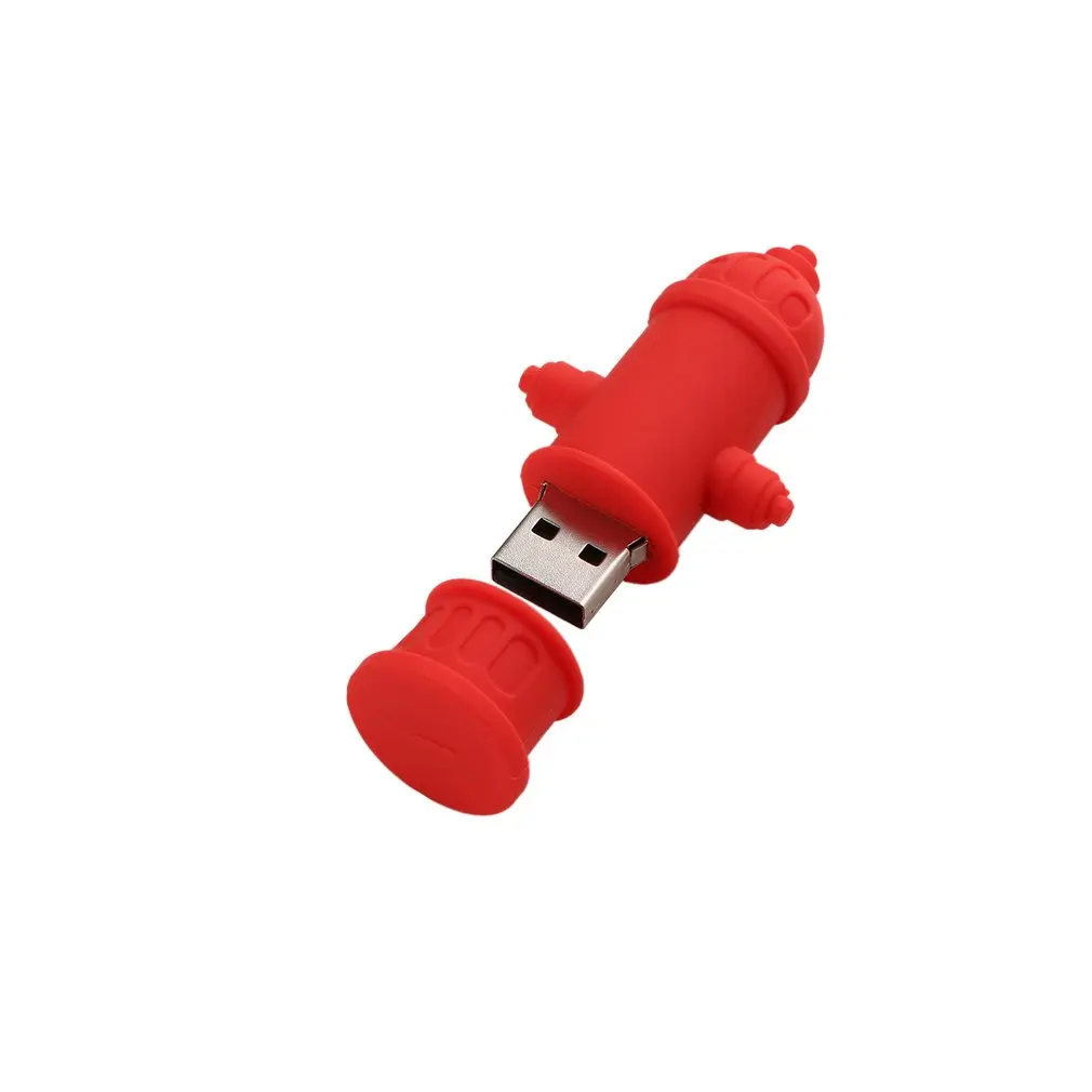USB 2,0 мультфильм Postbox резиновый U диск 32GB