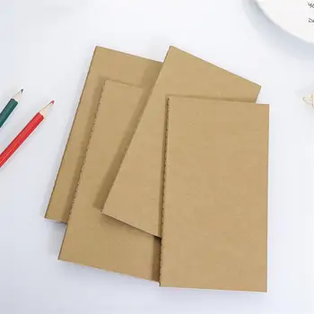 

12Pcs Kraft Paper Notebook Blank Travel Journal Notebook for Writing Drawing Painting Supplies
