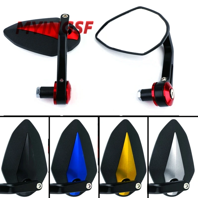 Motorcycle Mirror Handlebar Side Handle Bar Ends Mirror For YAMAHA R6 R1 MT 09 07 TMAX XMAX WR 125 250 KTM DUKE 690 125 200 390