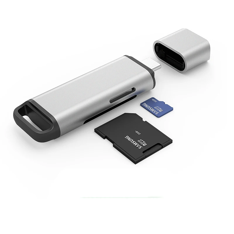 USB-C SD/Micro SD кард-ридер USB 3,0 Тип C двойной карты памяти адаптер для MacBook Pro, MacBook, Chromebook Pixel и т. д