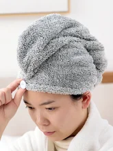 Vanzlife – bonnet de douche en bambou, serviette absorbante, turban de douche coréen en microfibre, pour salon de coiffure, pour le séchage des cheveux