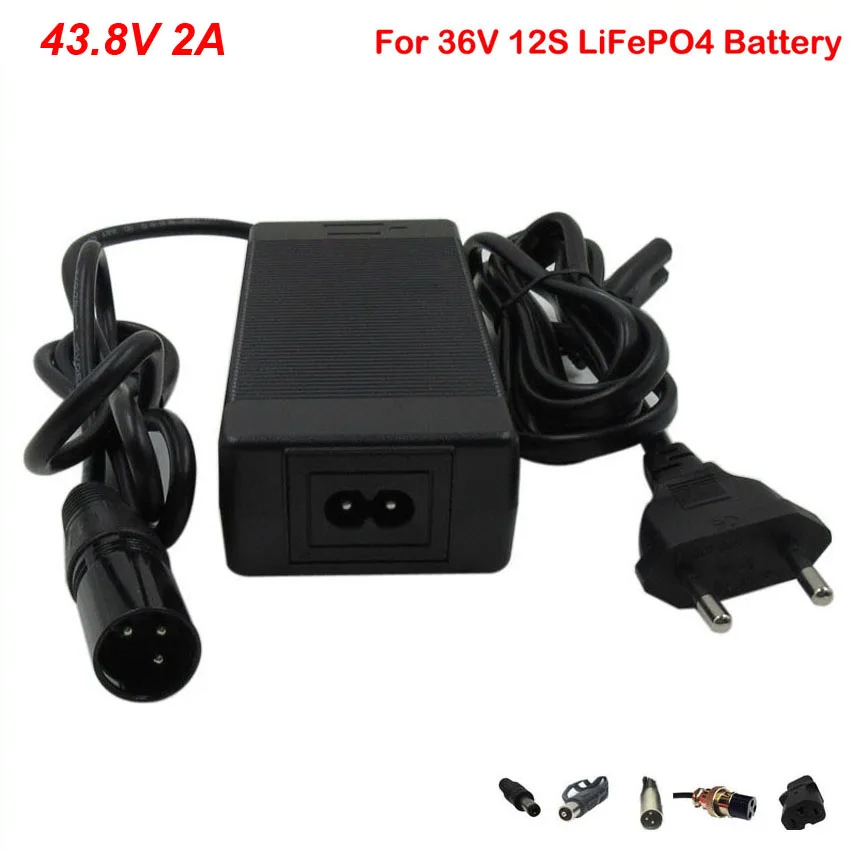 Зарядное устройство для аккумуляторов 36 В 2 А 43 8 в В|36v lifepo4 charger|charger 36vlifepo4 battery charger