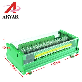 

20 way PLC amplifier board isolation board protection board with cover Relay Module Controller dust cover
