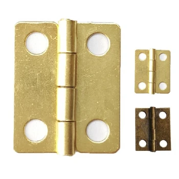 

1000pcs/lot 18*15mm Small Brass Hinges for Wholesale Wooden Plated Box Craft Gift Box Decoration