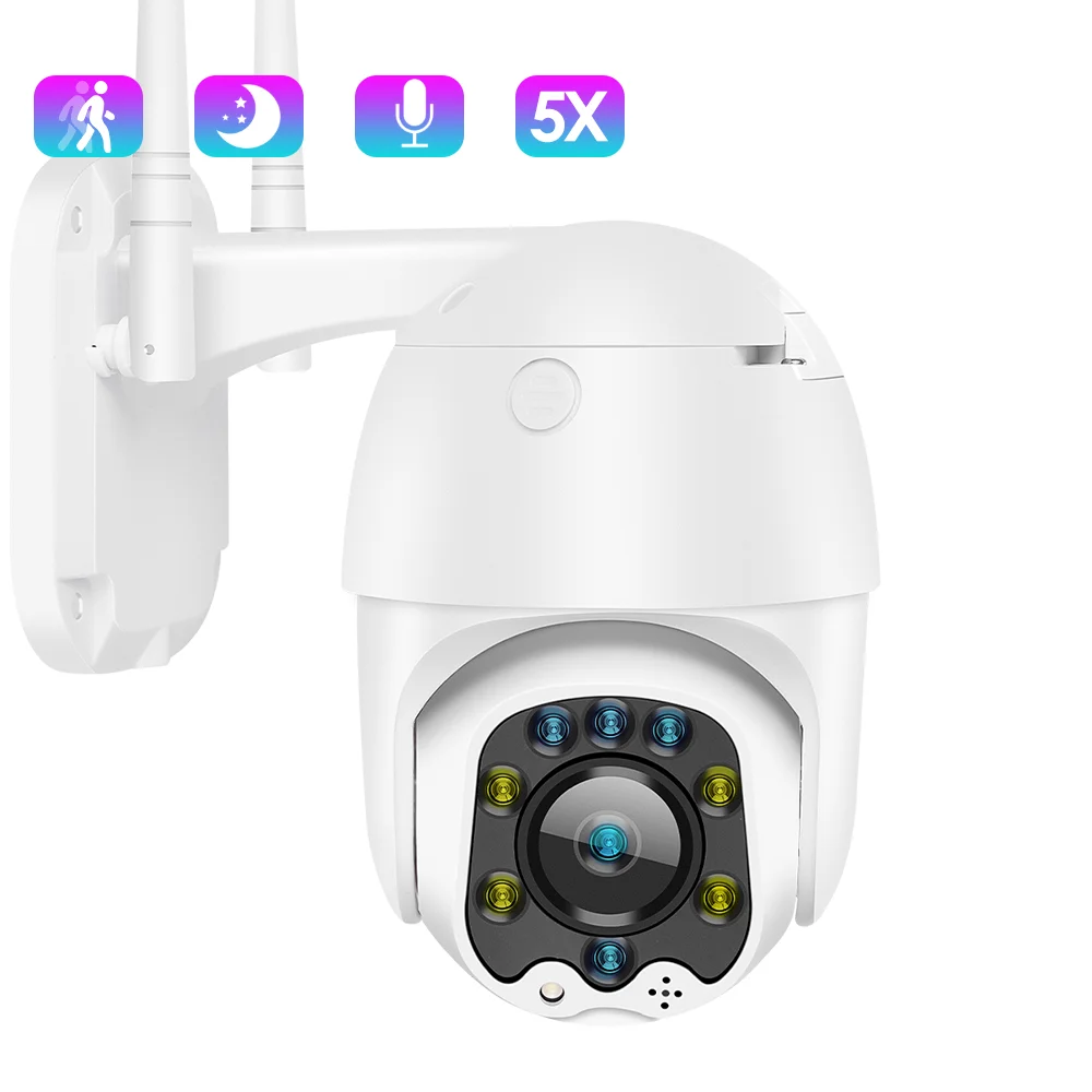 5-кратный оптический зум Camhi IP WIFI 4G камера видеонаблюдения 1080P наружная охранная