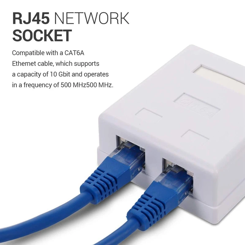 COC-7842372525001-Cable répartiteur Ethernet RJ45 Lan Socket