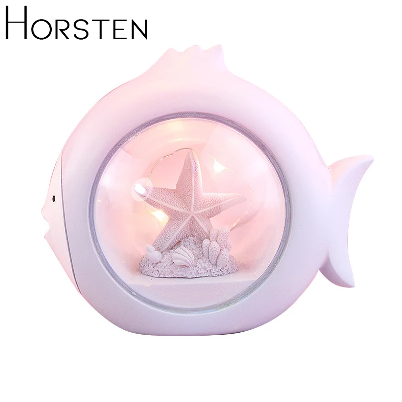 

Creative Fish Chlidren's Lamp Baby Kids LED Night Light Cute Bedside Night Lamp For Home Bedroom Decoration Christmas Gifts