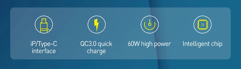 60 Вт usb type C кабель для iPhone 11 Pro Max Xs Max X USB-C кабель PD Быстрая зарядка зарядное устройство USB кабель 2 в 1 кабель провод шнур
