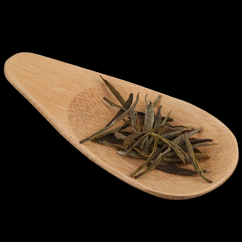 

Cute Melon seed shape Drop-shaped Handmade Mini Bamboo Tea Scoops Kung Fu Tea Spoon Black Green Tea Shovel Gift For Friends
