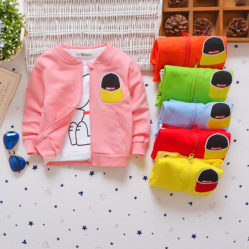 

Baby Coat Thin Spring And Autumn Men's 1-3-Year-Old Fashion 2 Childrenswear Cardigan BOY'S Small Coat Children Autumn Clothing S