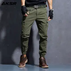 AKSR мужские брюки карго большого размера гибкие тактические шаровары военные брюки хип-хоп брюки уличная джоггеры спортивные брюки