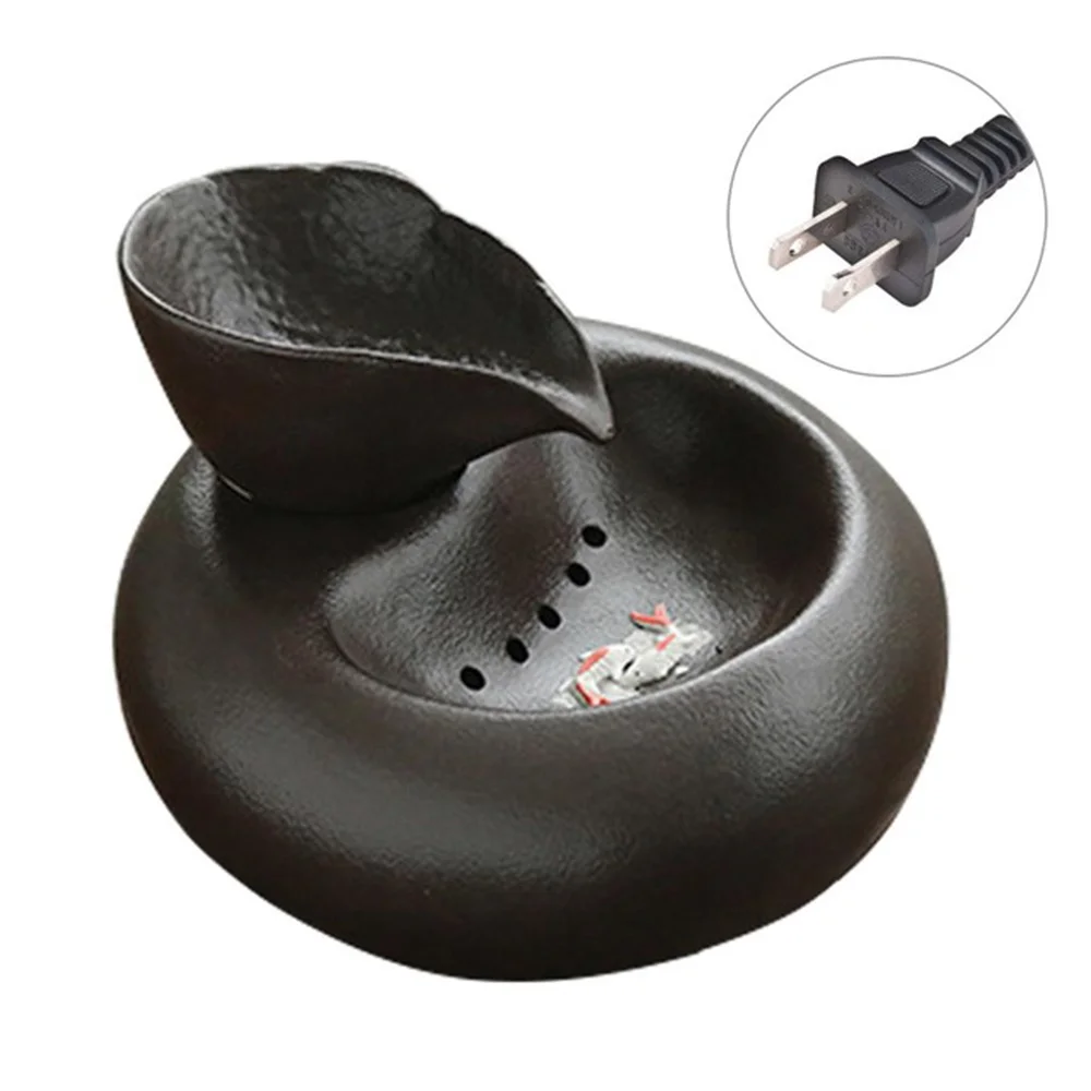 B1 EU/US Plug Smart Ceramics Cat Drinking Feeder Automatic Circulating Water Feeder Pet Water Dispenser 3D Fountain Water Basin 5 - Цвет: B1