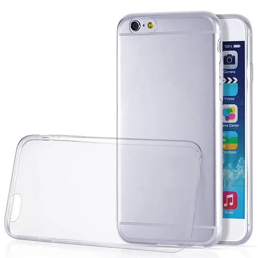 Transparent Clear Soft Silicone Case Skin Cover for iPhone SE 5 5S 6 6S 7 Plus - Image 3