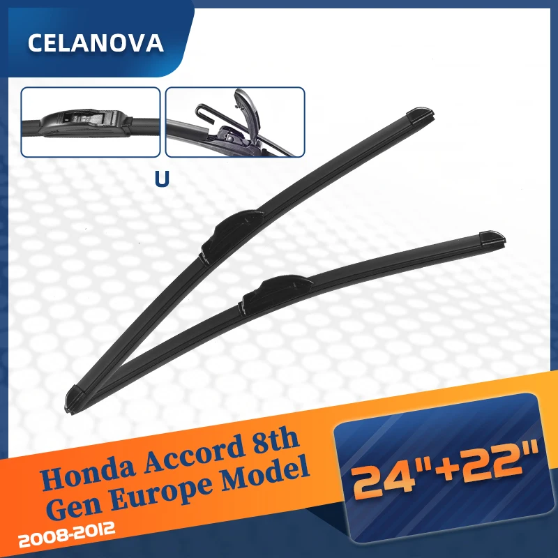 CELANOVA Windshield Wiper Blade For Honda Accord 8th Gen Europe Model