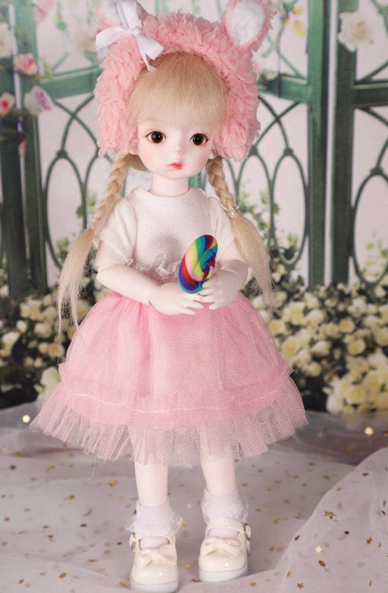 1/3 1/4 1/6 BJD SD кукла милое розовое платье куклы для игрушек Bjd кукла