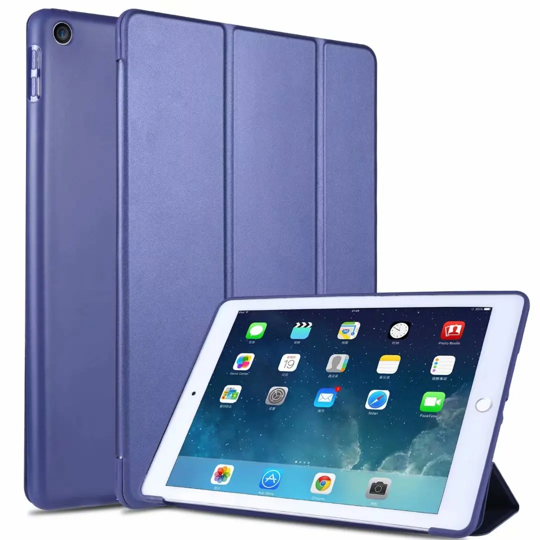 Ультра тонкий чехол для iPad 10,2 чехол A2200 A2198 A2197 мягкая ТПУ подставка складной противоударный чехол для iPad 10,2 чехол