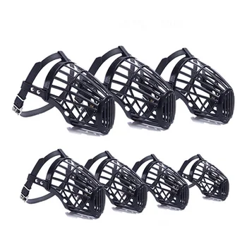 

Breathable Dog Muzzle, Basket Breathable Small Medium Large Dog Muzzle for Anti-Barking and Anti-Chewing