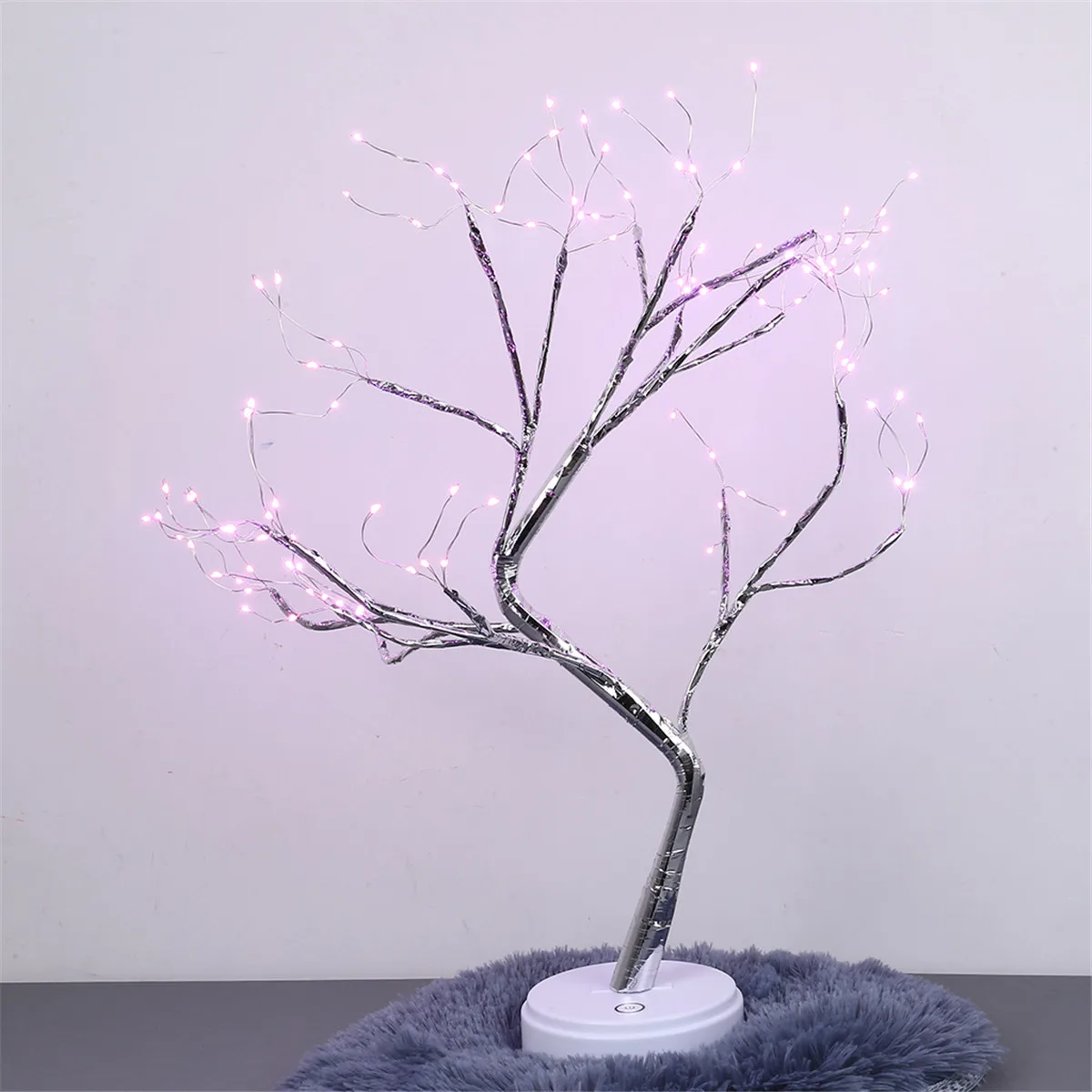 Touch Control LED Lights 108LED Simulation Tree Lights USB Tree Lights For Family Christmas Decorative LED copper Line Lights