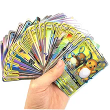 10-300 шт./лот GX EX TAG командная карточная игра коллекция бумажные торговые карты Pokemones подарок детям английский