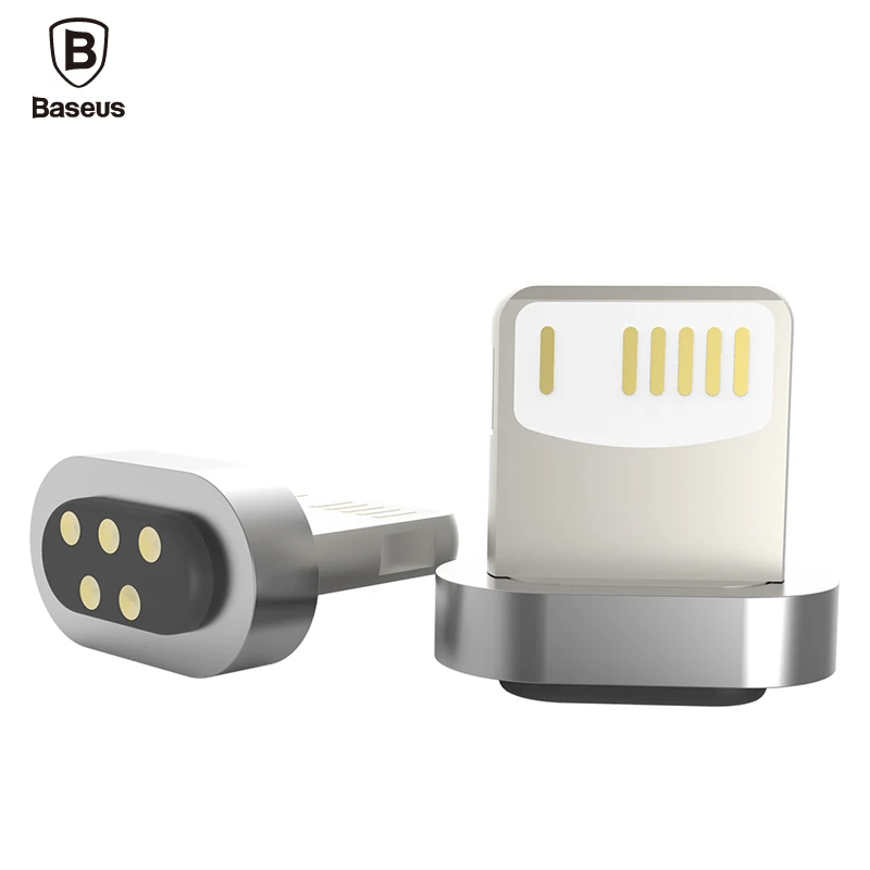 Baseus Магнитный usb-кабель для зарядки iPhone samsung xiaomi redmi кабель для быстрой зарядки apple lightning все микро-usb для устройств на аndroid 2.4A - Тип штекера: Only IP adapter