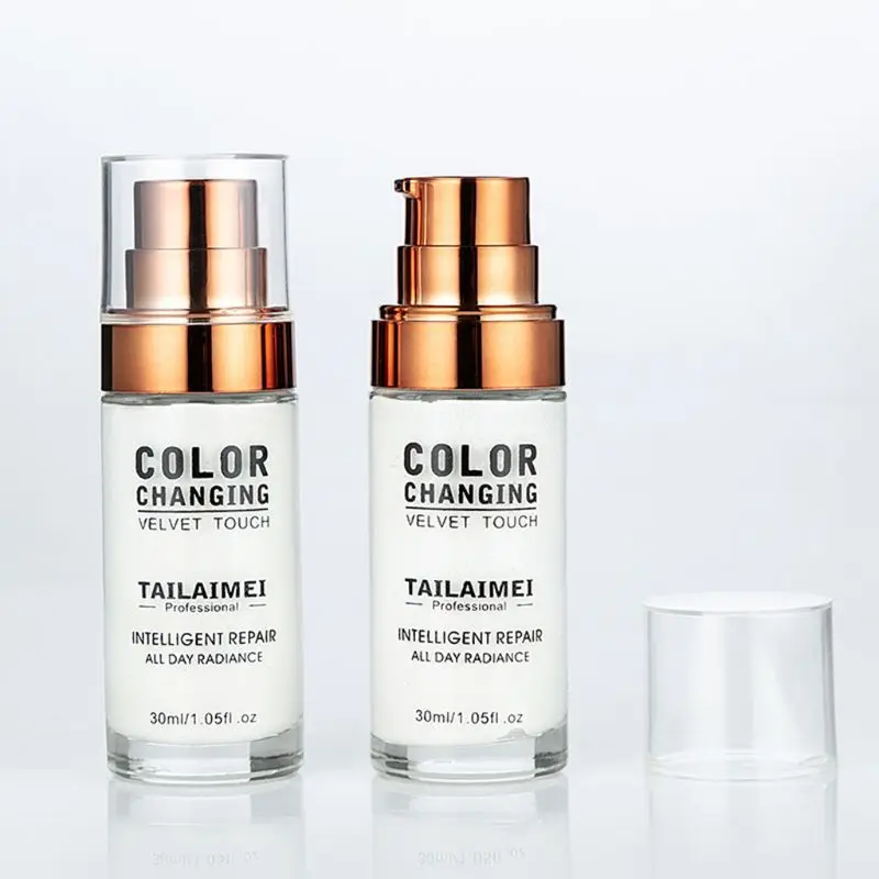 

30ml Fashionable Color Changing Liquid Foundation Face Base Makeup Concealer Longlasting Brighten Complexion Cosmetic
