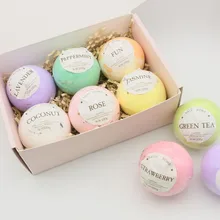 6 шт бомба для ванны подарок глубоководная Соль для ванн для ухода за телом эфирное масло натуральные пузыри для ванны мяч скрабы и боди лечение