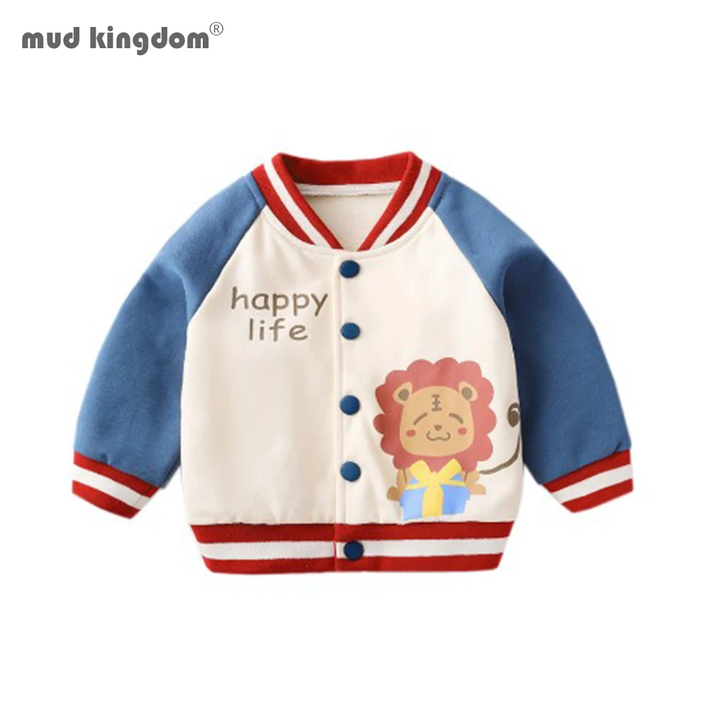 Mudkingdom детский бейсбольная куртка для мальчиков Сезон весна осень Для детей