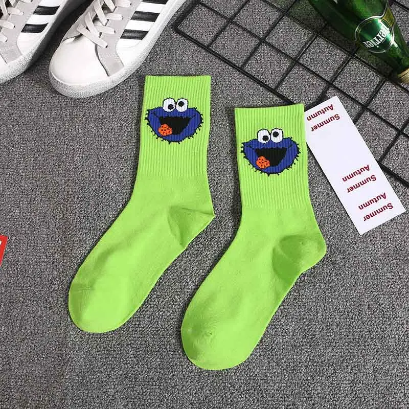 Модные милые носки женские Харадзюку с милым рисунком короткие носки хипстерские забавные женские носки до лодыжки для скейтбординга