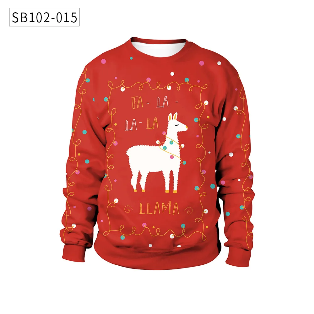 thumbnail image 1 of Suéter navideño feo 2024 para regalar, elfo de Papá Noel, divertido jersey para mujer y hombre, sudadera para fiesta, cumpleaños, muñeco de nieve y Navidad, 1 of 5