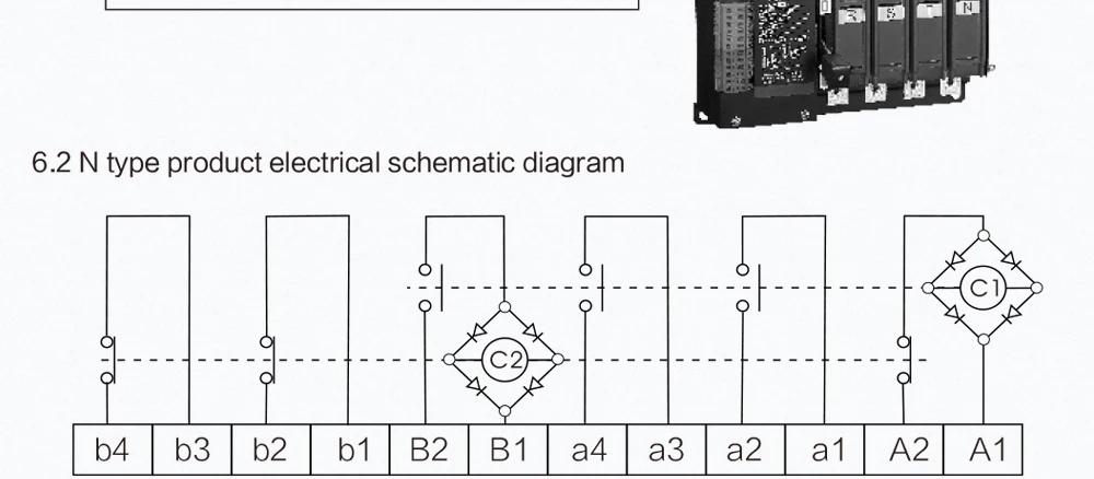 YES1-63N-4P PC-Qualität, automatischer Doppelleistungs-Transferschalter für Dieselgenerator, 63 A Lastschaltung, Lichtbogenlöschkammer – Detail 22