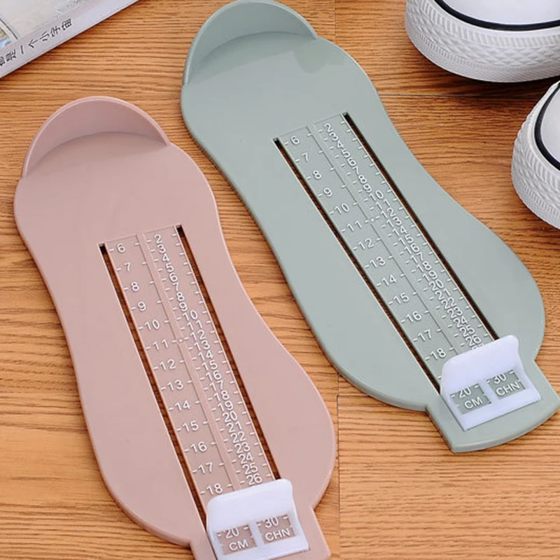 Creative Baby Foot Gauge Practical Foot Measuring Instrument Baby Foot Ruler Foot Length Measuring Tool Color Random Delivery