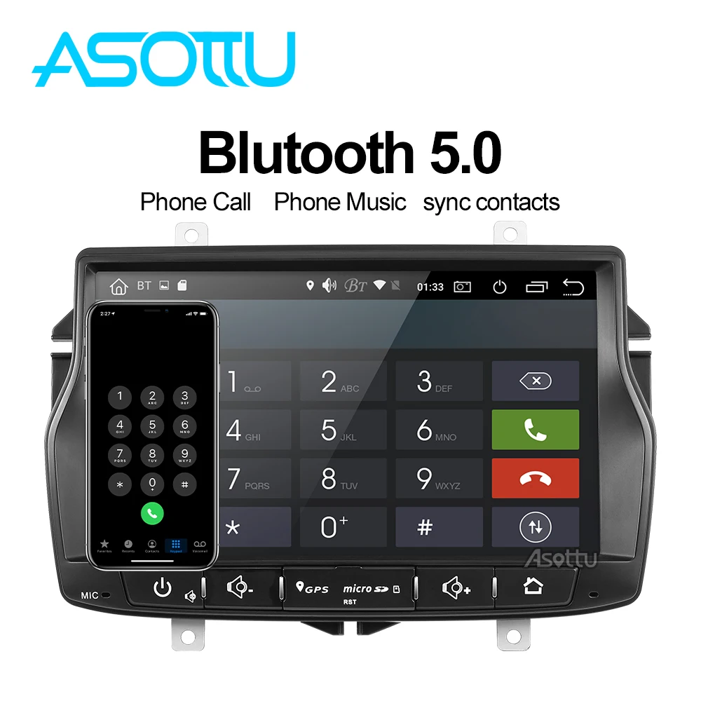 Asottu CLDA8071 android 9,0 PX6 автомобильный dvd для Lada Vesta автомобильный Радио Видео Аудио плеер gps навигация автомобильный стерео плеер