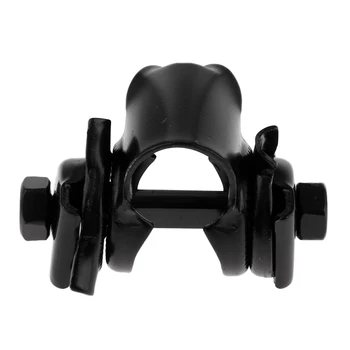 

New Black Steel Saddle Guts Seat Saddle Clamp 24mm Bike Seat