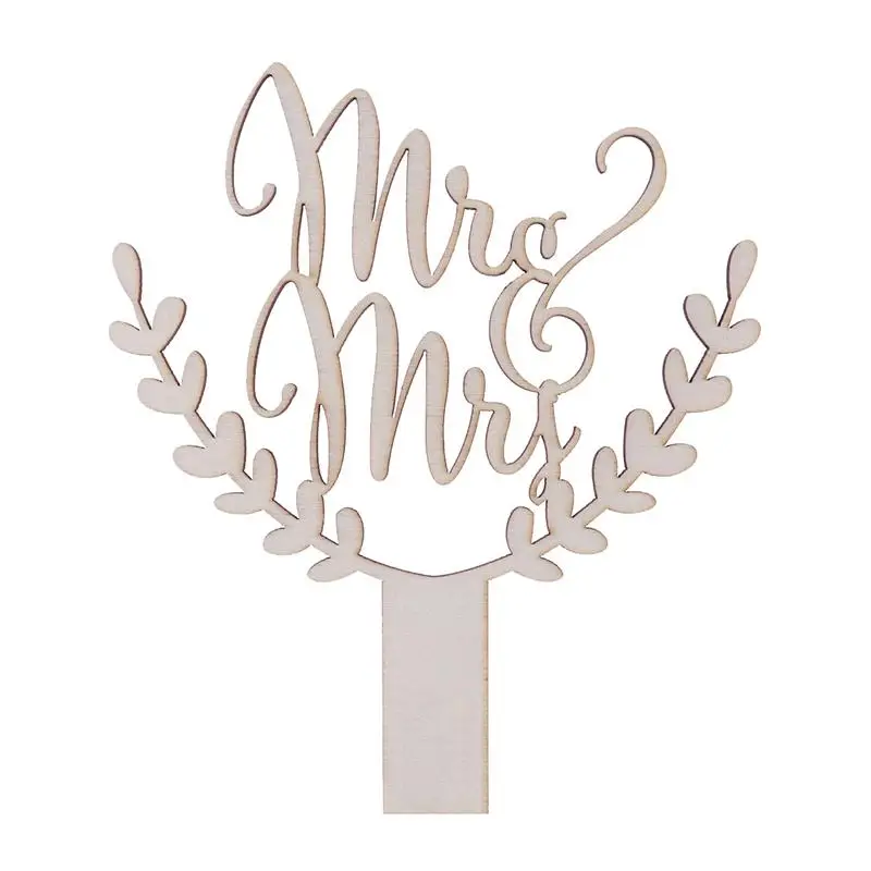 1 шт. вставка для торта карты Mr Mrs свадебный торт фигурки жениха и невесты с