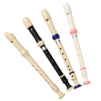 1 sztuk regulowany 6 8 Hole Treble flet długi flet ABS nietoksyczny sopran Recorder klarnet początkujący flet instrumenty dęte drewniane tanie i dobre opinie CN (pochodzenie) Otwarta XKD112 Black