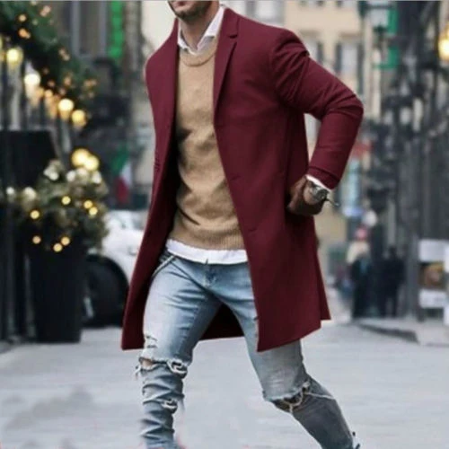 Men Trench Coat Winter Long Jacket Overcoat Mens Trench Coat Business Windbreaker Jacket Trench Topcoat Fashion Men's Warm Coat Men Trench Coat Winter Long Jacket Overcoat Mens Trench Coat Business Windbreaker Jacket Trench Topcoat Fashion Men's Warm Coat