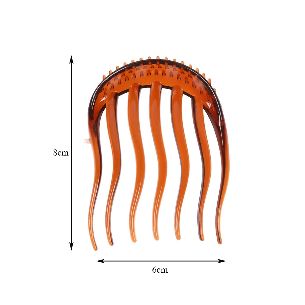 Hair clips Hair accessories Women Hair Comb Styling Clips 1Pcs Fluffy Stick Bun Hairpins Plastic Braid Tool Ponytail Bump it UP Insert Hair Barrettes