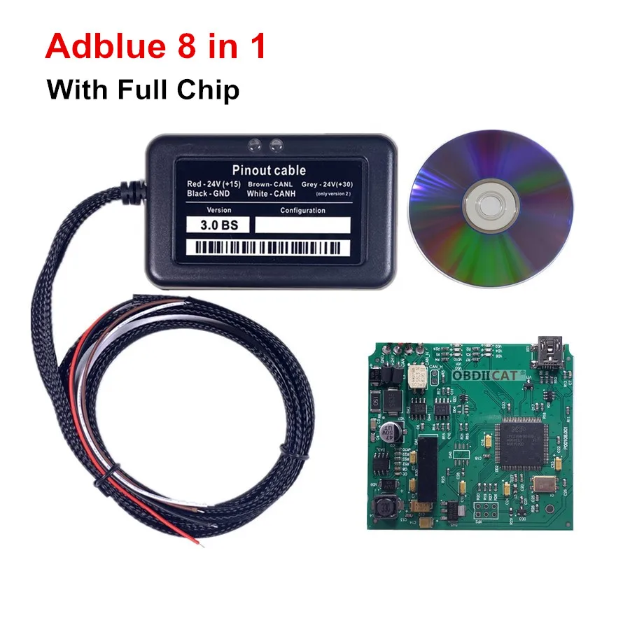 Новый эмулятор Adblue для грузовика 8 в 1 с датчиком Nox ADBLUE инструмент диагностики
