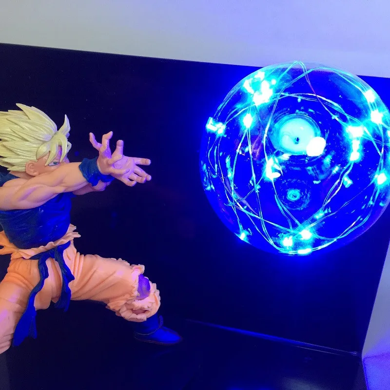 Супер Kamehameha лампа Dragon Ball Z ночник бомбы фигурки животных игрушка DBZ шар для домашнего декора освещение 110 В 220 в 230 в 240 В