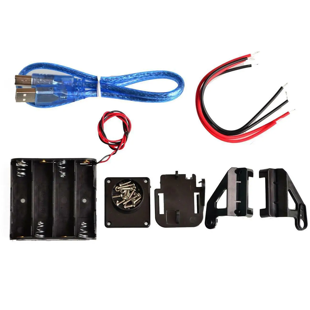 

1pc DIY Smart Car Kit 4WD Robot Chassis Monitoring Tracking Motor For Arduino