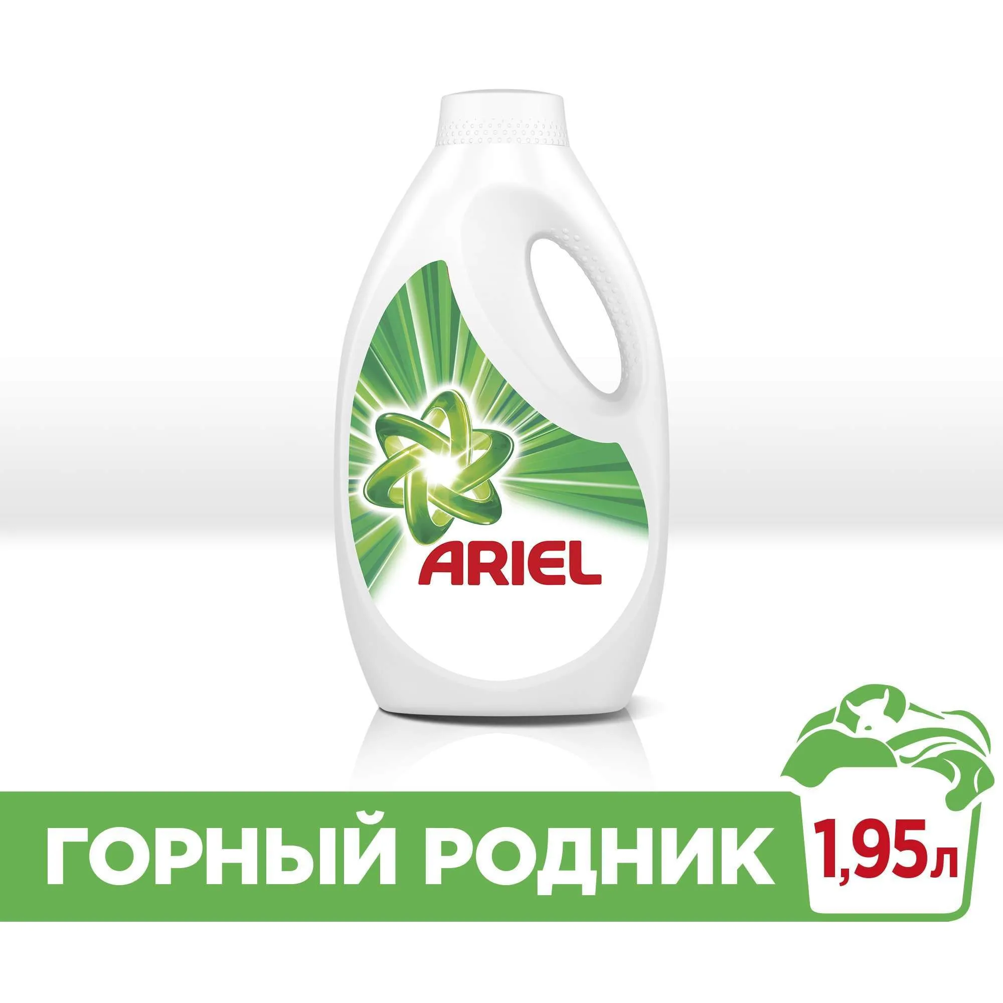 Гель для стирки 30 стирок «Горный родник» Ariel, 1.95 л