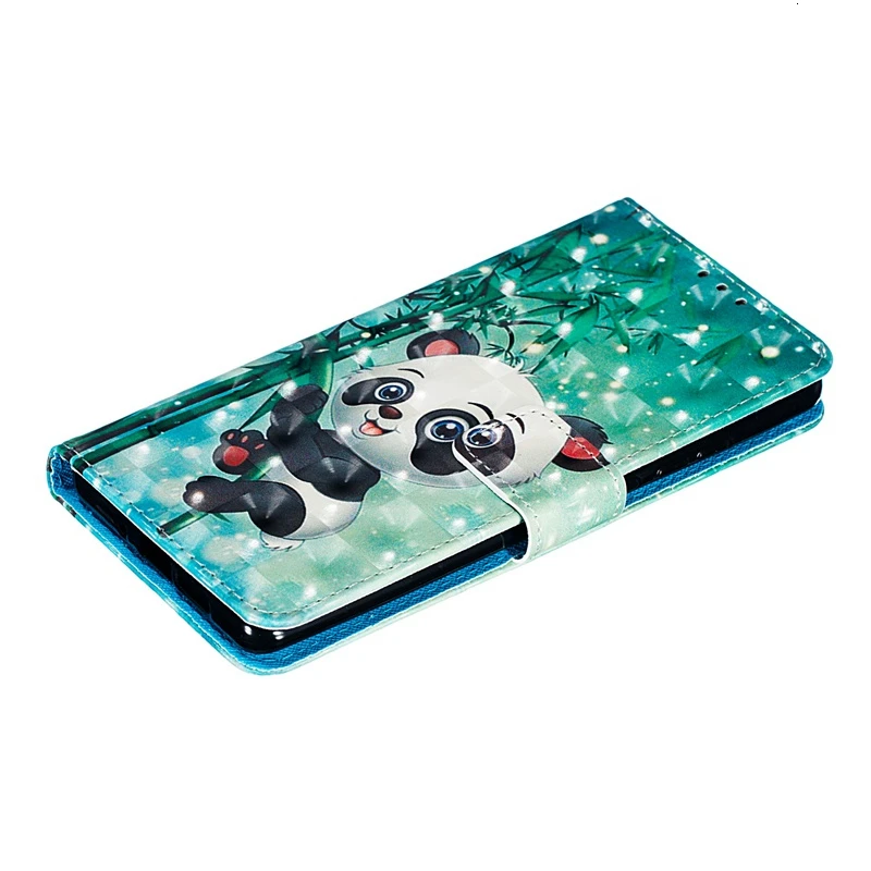 Мультяшный кошелек panda чехол для huawei P20 Lite кожаный P30 Pro откидной Чехол для huawei mate 20 Чехлы Honor 8S 8A цветы телефонные сумки